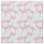 Pink Flamingos Pattern Fabric Stof (Swatch)