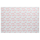 Pink Flamingos Pattern Fabric Stof (Fat Quarter)