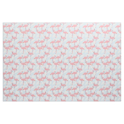 Pink Flamingos Pattern Fabric Stof (Fat Quarter)