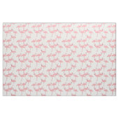 Pink Flamingos Pattern Fabric Stof (Fat Quarter)