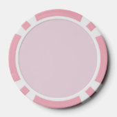Pink Flamingos Personalized Poker Chips (Achterkant)