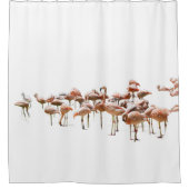 Pink Flamingos Shower Curtain Douchegordijn (Voorkant)