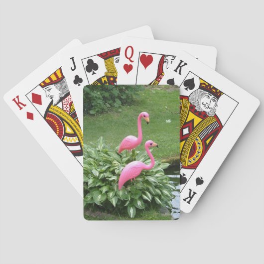 PINK FLAMINGOS-speelkaarten Pokerkaarten (Achterkant)