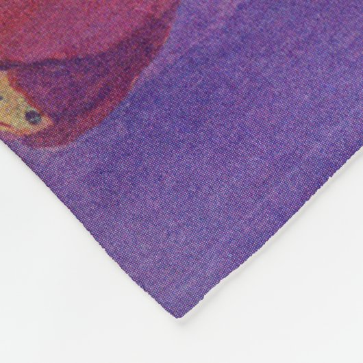 Pink Flamingos van Francis Lee Jaques Fleece Deken (Hoek)