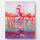 Pink Flamingos van Francis Lee Jaques Fotoplaat (Voorkant)