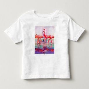 Pink Flamingos van Francis Lee Jaques Kinder Shirts