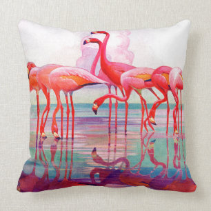 Pink Flamingos van Francis Lee Jaques Kussen