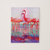 Pink Flamingos van Francis Lee Jaques Legpuzzel (Verticaal)
