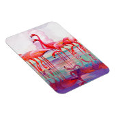 Pink Flamingos van Francis Lee Jaques Magneet (Rechterzijde)