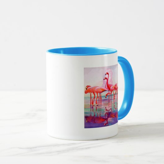 Pink Flamingos van Francis Lee Jaques Mok (Voorkant rechts)