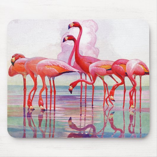 Pink Flamingos van Francis Lee Jaques Muismat (Voorkant)