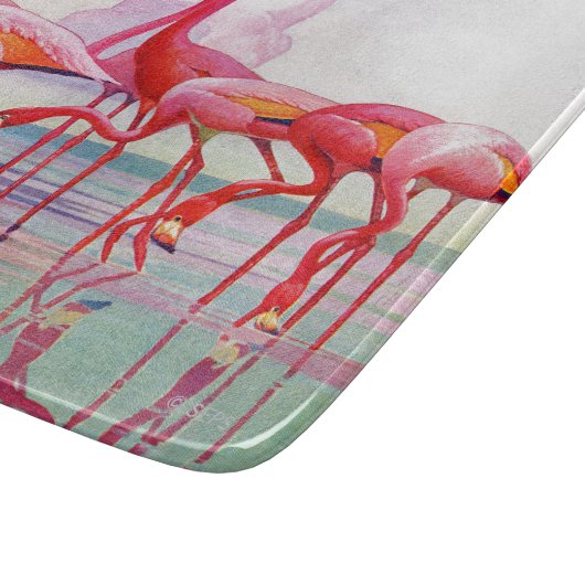 Pink Flamingos van Francis Lee Jaques Snijplank (Hoek)