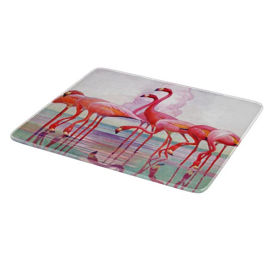 Pink Flamingos van Francis Lee Jaques Snijplank (Hoek)