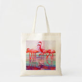 Pink Flamingos van Francis Lee Jaques Tote Bag (Voorkant)