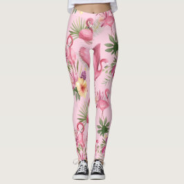 Pink Flamingos-vlucht Leggings