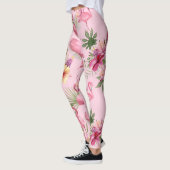 Pink Flamingos-vlucht Leggings (Links)