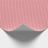 Pink Fleur-de-Lis Cadeaupapier (Hoek)