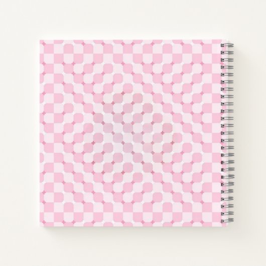 Pink Floaty Bliss Notitieboek (Achterkant)