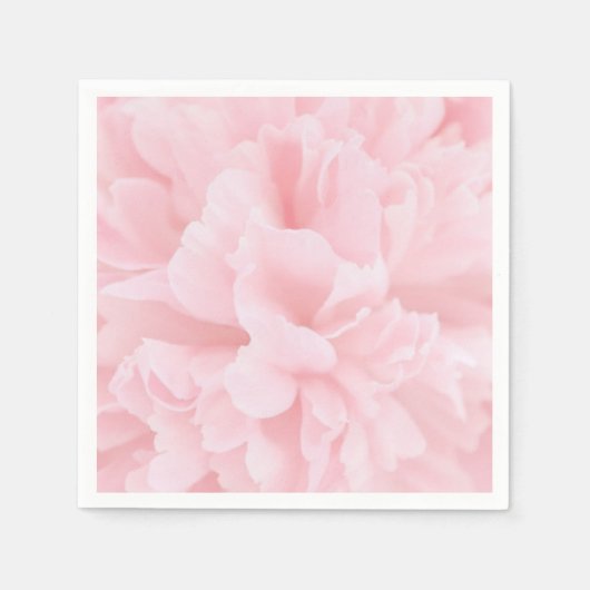 Pink Floral Abstract bruiloft Servet (Voorkant)
