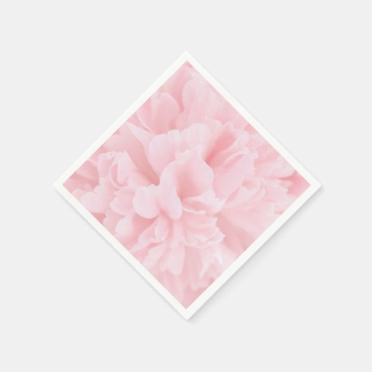 Pink Floral Abstract bruiloft Servet (Hoek)