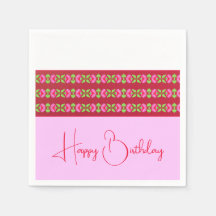 Pink Floral Accented Elegant