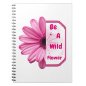 Pink Floral Aesthetic Journal Notebook Notitieboek (Voorkant)