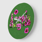 Pink Floral Angela Name Logo, Grote Klok (Hoek)