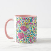 Pink Floral Arabic Pattern Mok (Links)