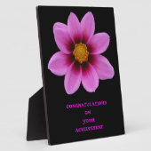 Pink Floral Art Achievement Fotoplaat (Zijkant)