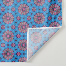 Pink Floral Art Wandkleed