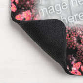 Pink Floral Art Your Photo Lijst Muismat (Hoek)