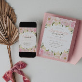 Pink Floral Bachelorette Weekend Itinerary Kaart