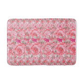 Pink Floral Bath Mat (Voorkant)