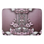 Pink Floral Bath Mat (Voorkant)