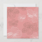 Pink Floral Birthday Kaart (Voorkant)