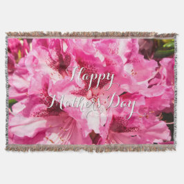 Pink Floral Bliss - Gepersonaliseerde Moederdag Deken