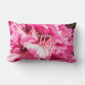 Pink Floral Bliss - Gepersonaliseerde Moederdag Kussen (Voorkant)