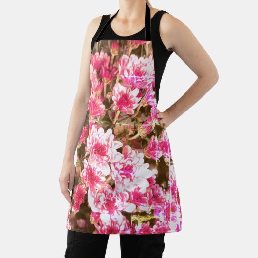 Pink Floral Bloom Pattern Design Schort (Insitu)