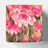 Pink Floral Bloom Pattern – Soft Botanical Design Bedankdoosjes (Bovenkant)