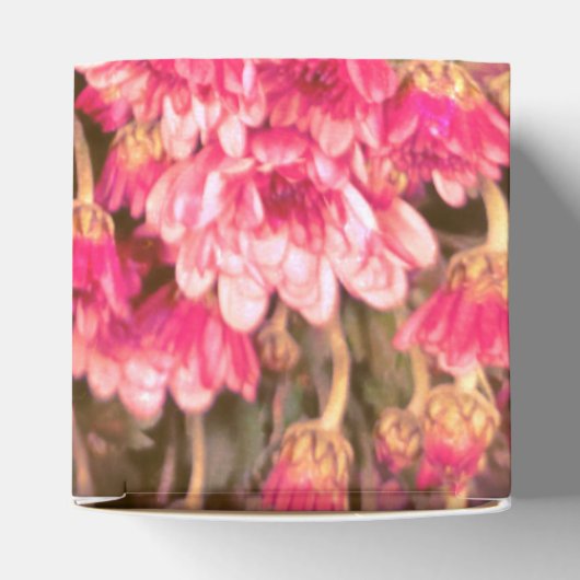 Pink Floral Bloom Pattern – Soft Botanical Design Bedankdoosjes (Bovenkant)