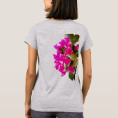 Pink Floral Bloom T-shirt (Achterkant)