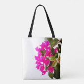 Pink Floral Bloom Tote Bag (Achterkant)