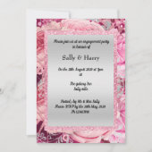 PINK FLORAL BOUQUET GLITTER BIRTHDAY KAART (Voorkant)