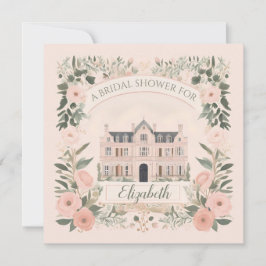 Pink Floral Bridgerton Manor House Kaart