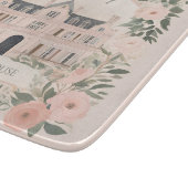 Pink Floral Bridgerton Manor House Snijplank (Hoek)