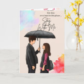 Pink Floral Butterfly Folded Greeting Card – Blank Kaart (Gele Bloem)