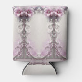 Pink Floral Can Cooler (Voorkant)