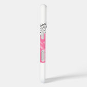 Pink Floral Case-Mate iPhone Case (Achterkant / Rechts)