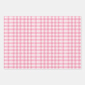 Pink Floral Chinoiserie Toile Inpakpapier Vel (Voorkant 2)