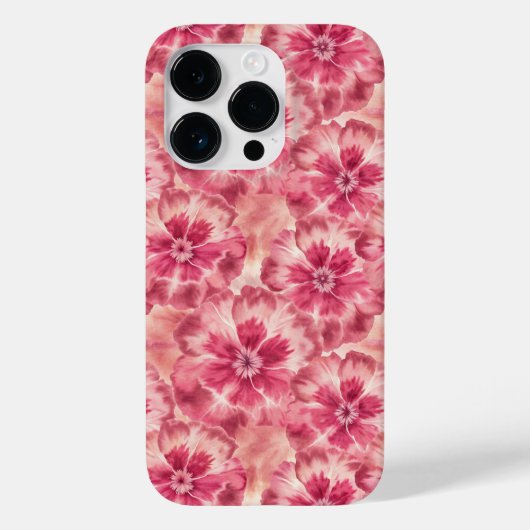 Pink Floral Coquette Case-Mate iPhone Case (Achterkant)